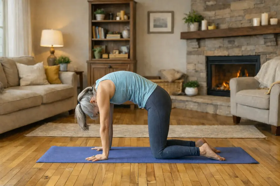 rugoefeningen kat-koe